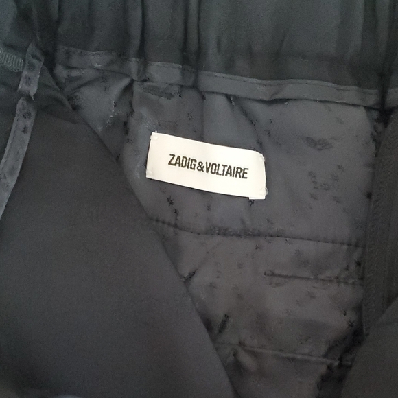 Zadig & Voltaire Black Pomelo Jac paisley pants - Picture 3 of 5